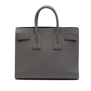 Pre-Loved Saint Laurent Small Leather Sac De Jour Satchel